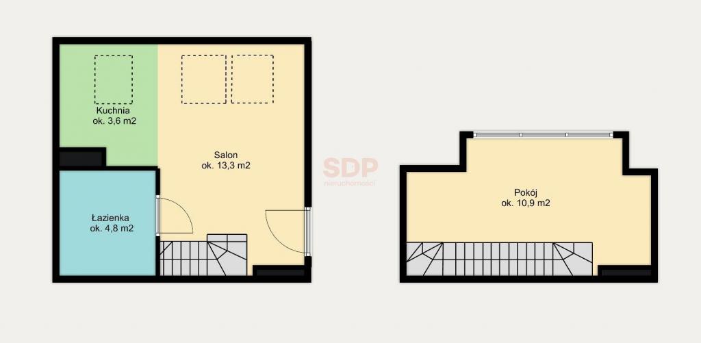 Mieszkanie 32&nbsp;m², Wrocław, Kamieńskiego Henryka Michała - zdjęcie 8