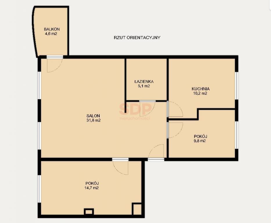 Mieszkanie 71 m², Kąty Wrocławskie, Jana Pawła II al. - zdjęcie 15