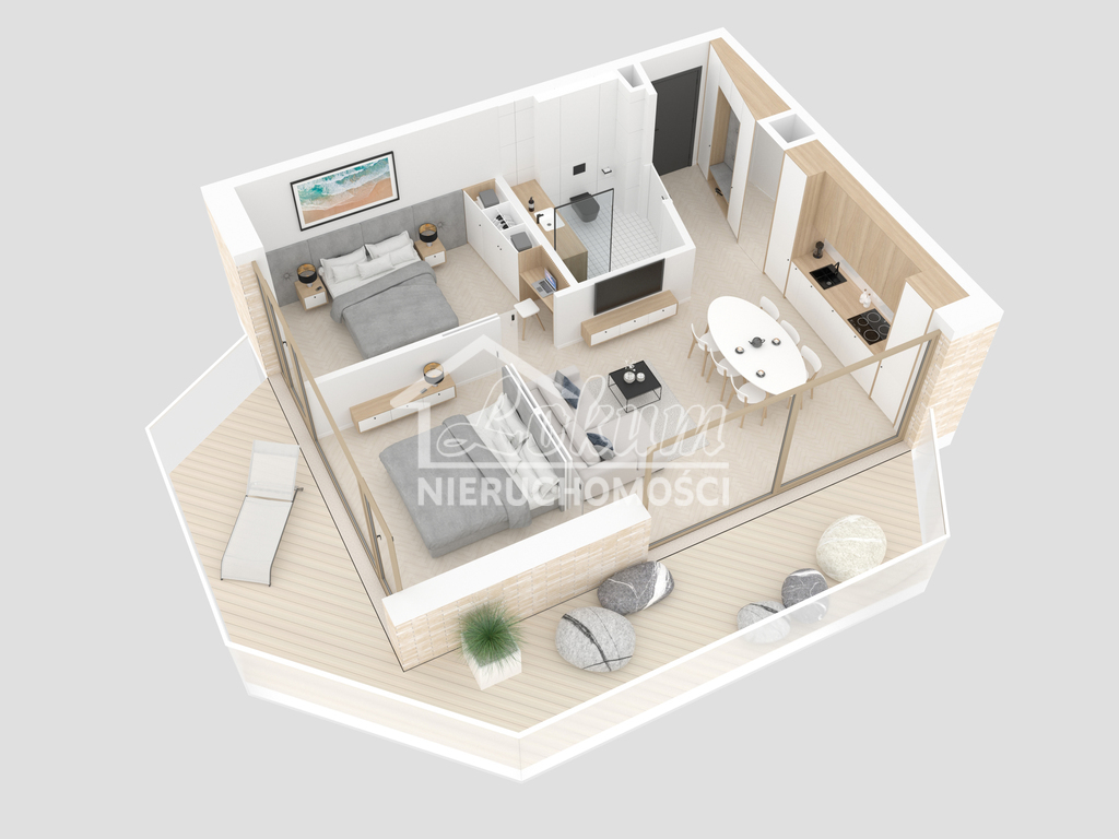 Mieszkanie 52,51&nbsp;m², Sarbinowo - zdjęcie 11