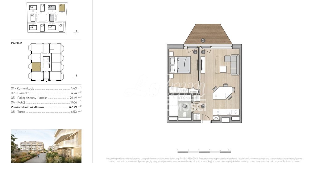 Mieszkanie 42,15&nbsp;m², Sarbinowo - zdjęcie 9