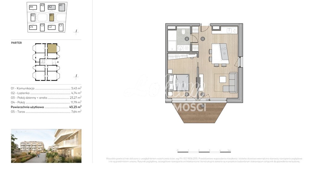 Mieszkanie 43,27&nbsp;m², Sarbinowo - zdjęcie 10