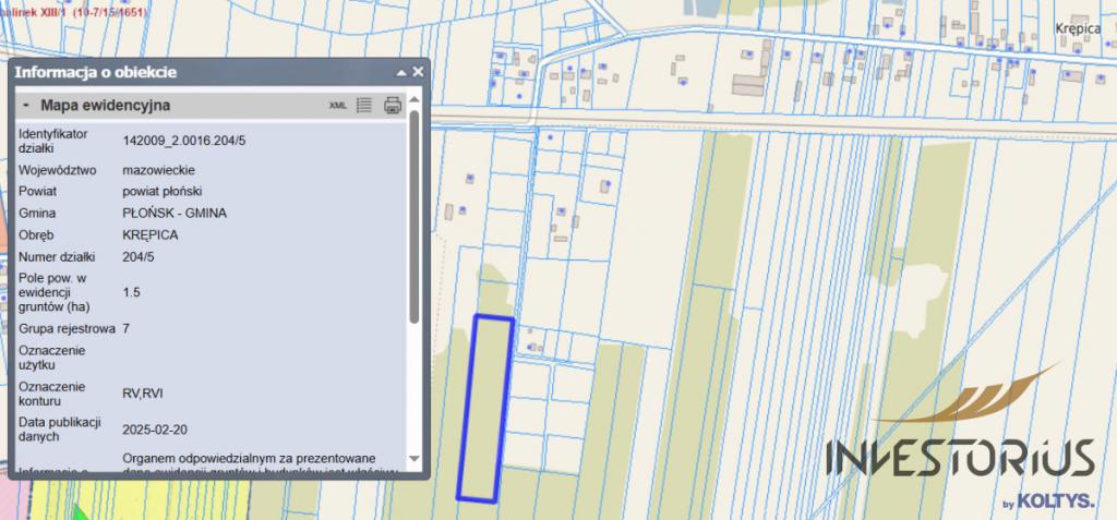Działka rolna 1,5 ha 60 min od Warszawy - zdjęcie 2