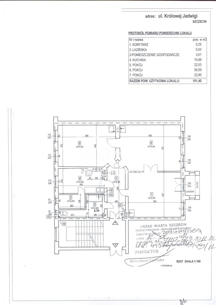 Mieszkanie 101,4&nbsp;m², Szczecin, Centrum, bł. Królowej Jadwigi - zdjęcie 18