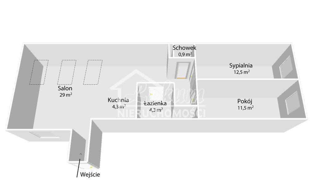 Mieszkanie 67,79&nbsp;m², Szczecin - zdjęcie 14