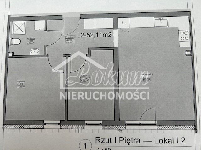 Mieszkanie 52,11&nbsp;m², Police - zdjęcie 2