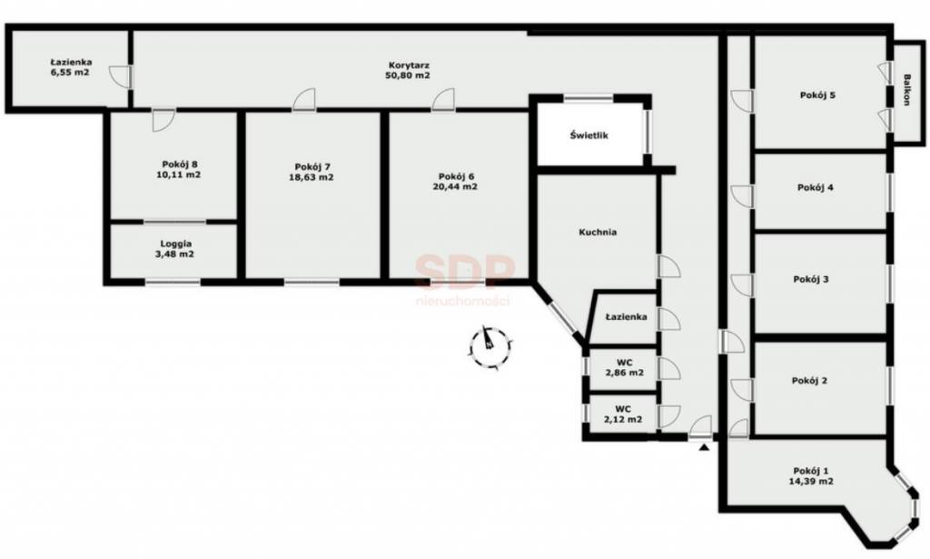 Mieszkanie 206&nbsp;m², Wrocław, Podwale - zdjęcie 9