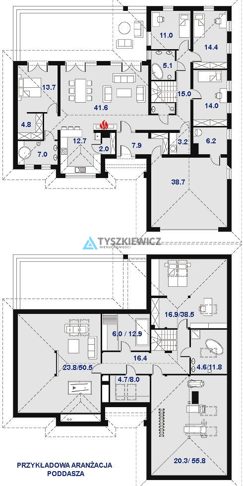 Działka z fundamentem i projektem Dom Madera 2 - zdjęcie 13