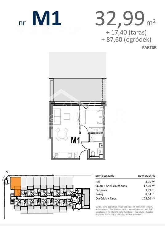 Mieszkanie 32,99&nbsp;m², Pogorzelica - zdjęcie 5