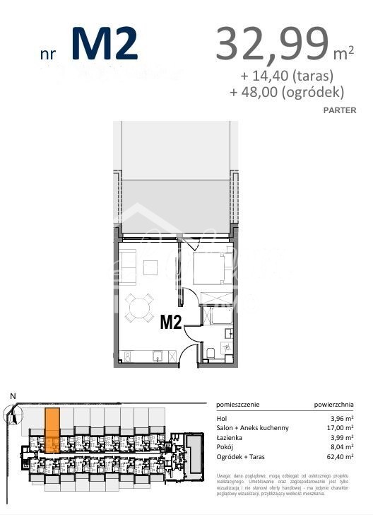 Mieszkanie 32,99&nbsp;m², Pogorzelica - zdjęcie 5