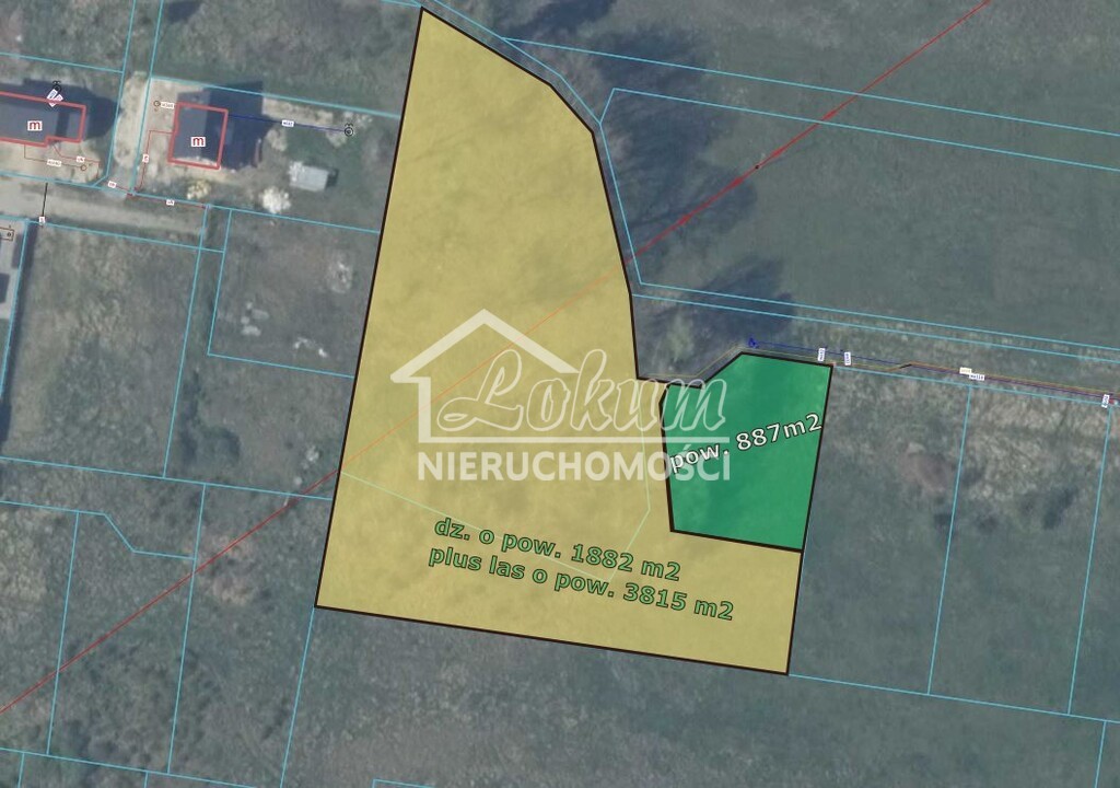 Działka budowlana 887&nbsp;m², Kliniska Wielkie - zdjęcie 4