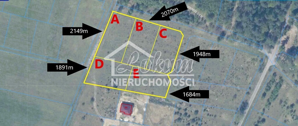 Działka budowlana 1684&nbsp;m², Miękowo, Spacerowa - zdjęcie 2