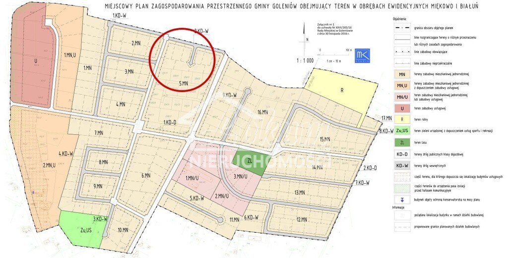 Działka budowlana 1684&nbsp;m², Miękowo, Spacerowa - zdjęcie 5