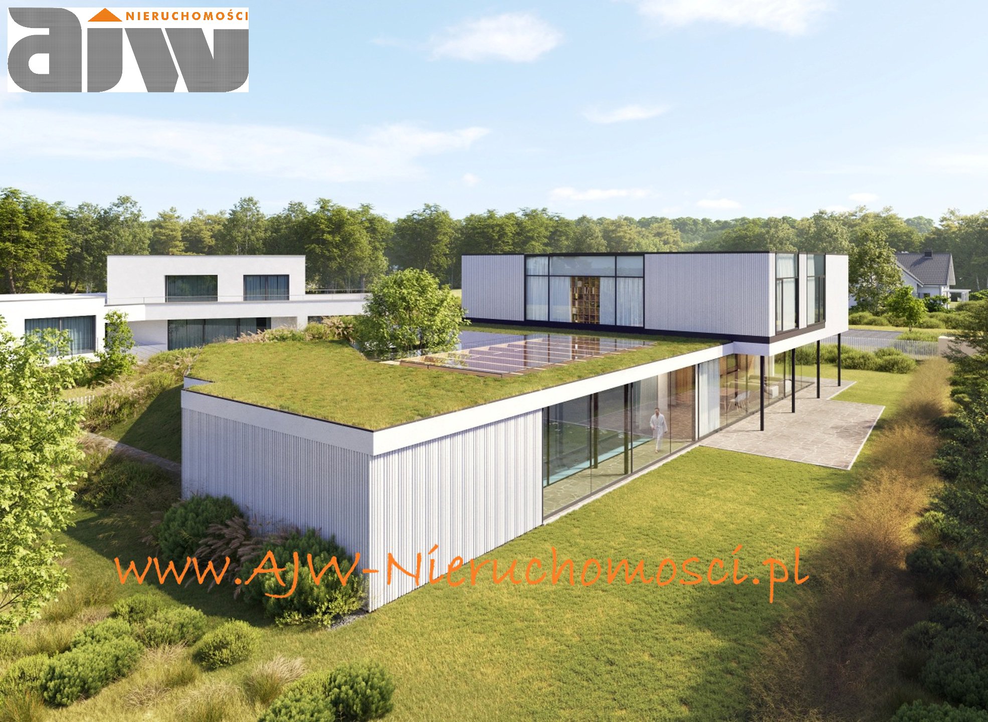 Działka Zielonki Wieś 1350 m2 z basenem i projektem domu w cenie. - zdjęcie 1