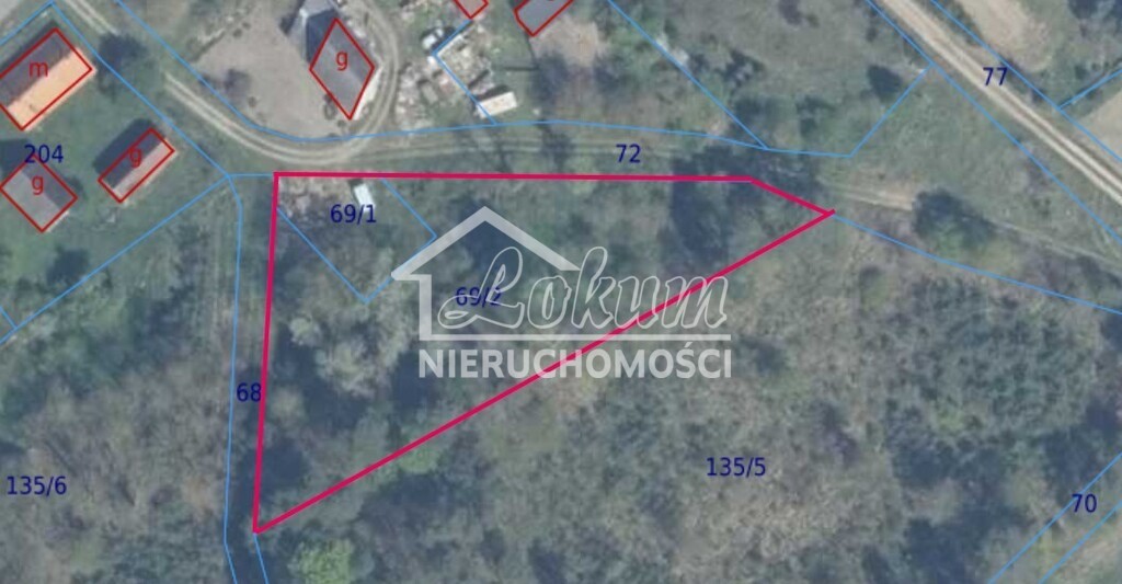 Działka rolna 2980 m², Polesiny - zdjęcie 1