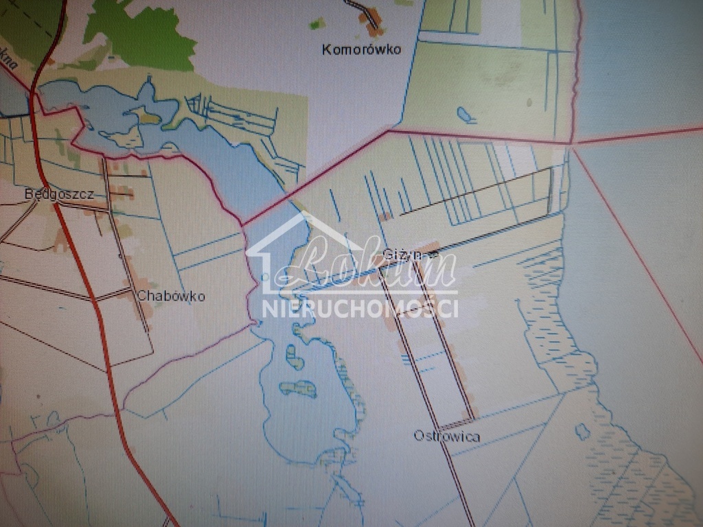 Działka budowlana 988&nbsp;m², Giżyn - zdjęcie 4