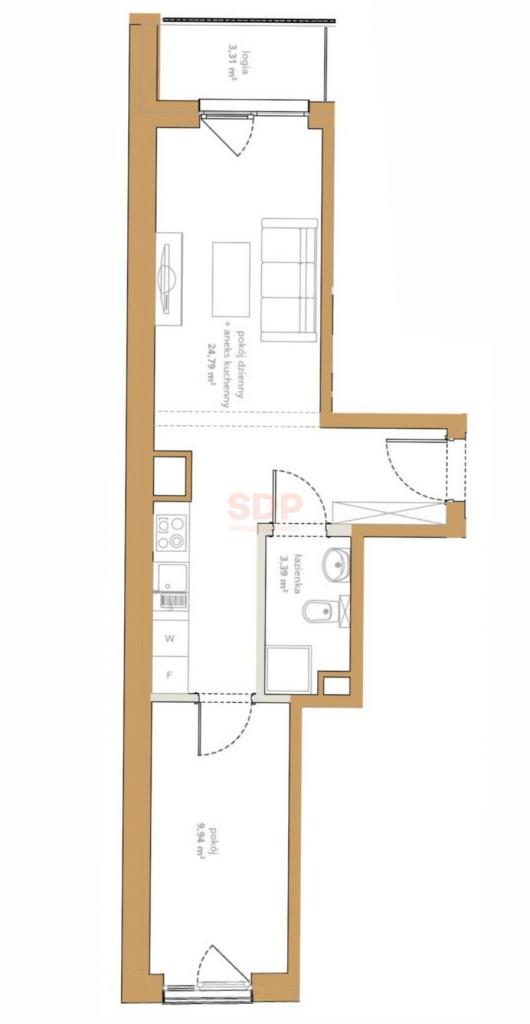 Mieszkanie 39 m², Wrocław, Stare Miasto, Piłsudskiego Józefa - zdjęcie 14