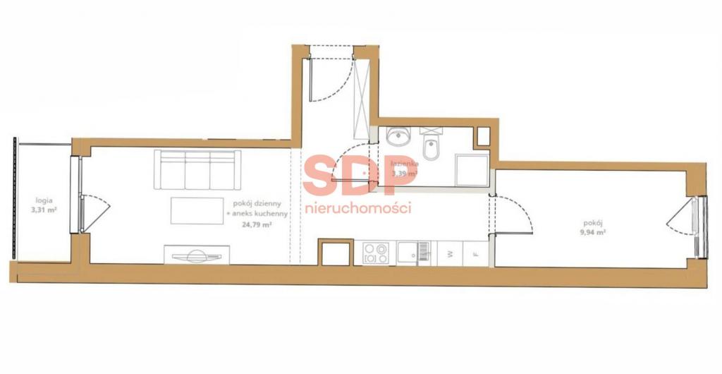Mieszkanie 39 m², Wrocław, Stare Miasto, Plac Legionów - zdjęcie 14