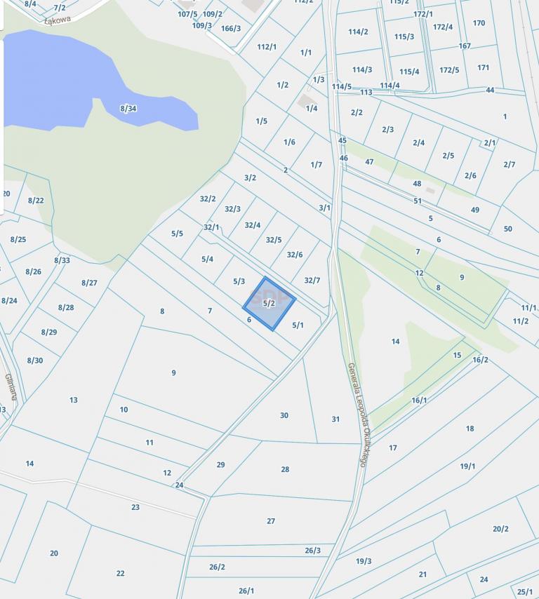 Działka budowlana 967 m², Trzebnica, Okulickiego Leopolda gen. - zdjęcie 1