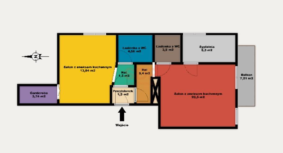 Mieszkanie 58 m², Łódź, Urzędnicza - zdjęcie 10