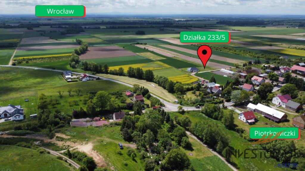 Działka budowlana MPZP z widokiem Wrocław 1017 m² - zdjęcie 1