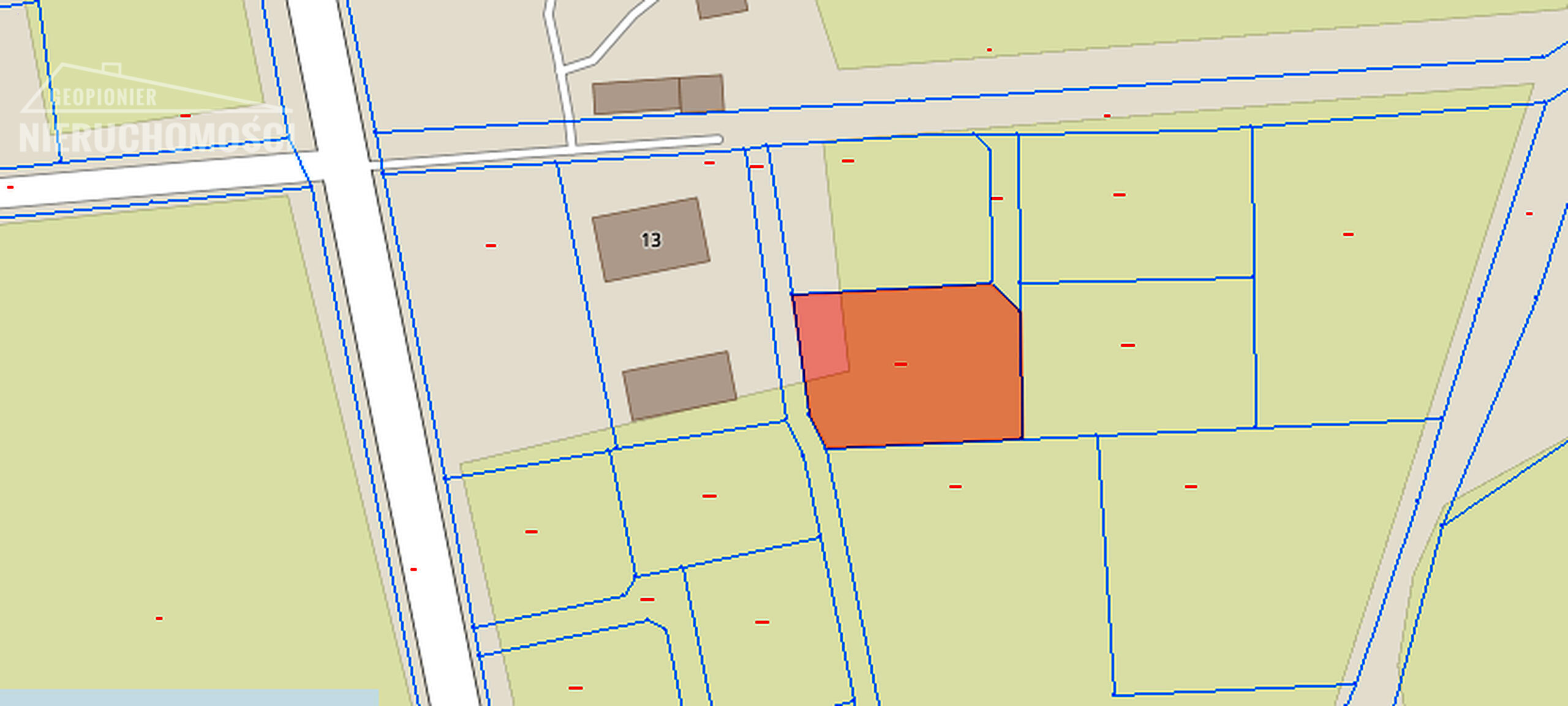 Góry Lubiańskie gm. Grunwald powiat ostródzki, - niezabudowana działka gruntu o pow. 1441 m2 - zdjęcie 7