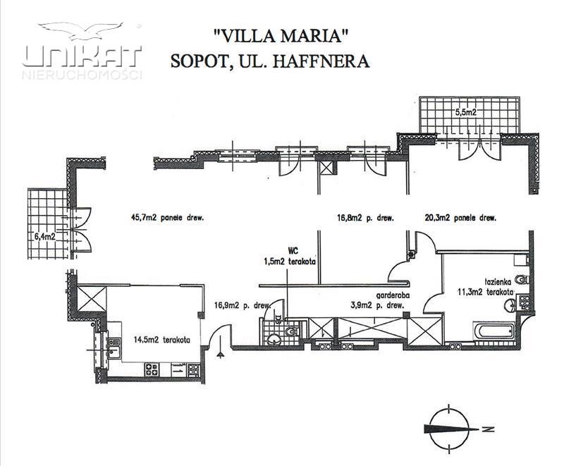 Mieszkanie 131&nbsp;m², Sopot, Haffnera J.J. - zdjęcie 12