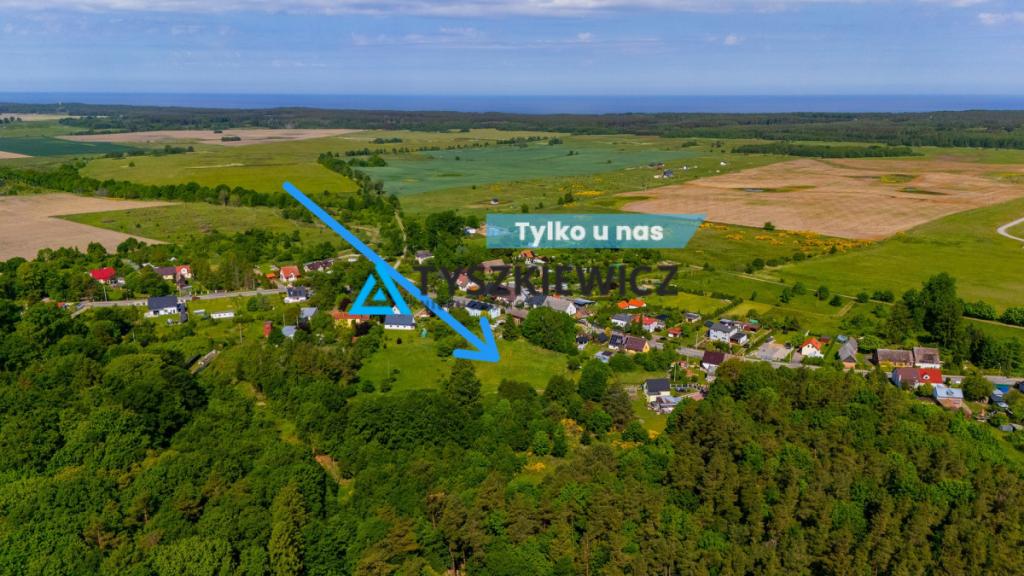 Urokliwa działka nad morzem 1000m2 przy lesie - zdjęcie 1
