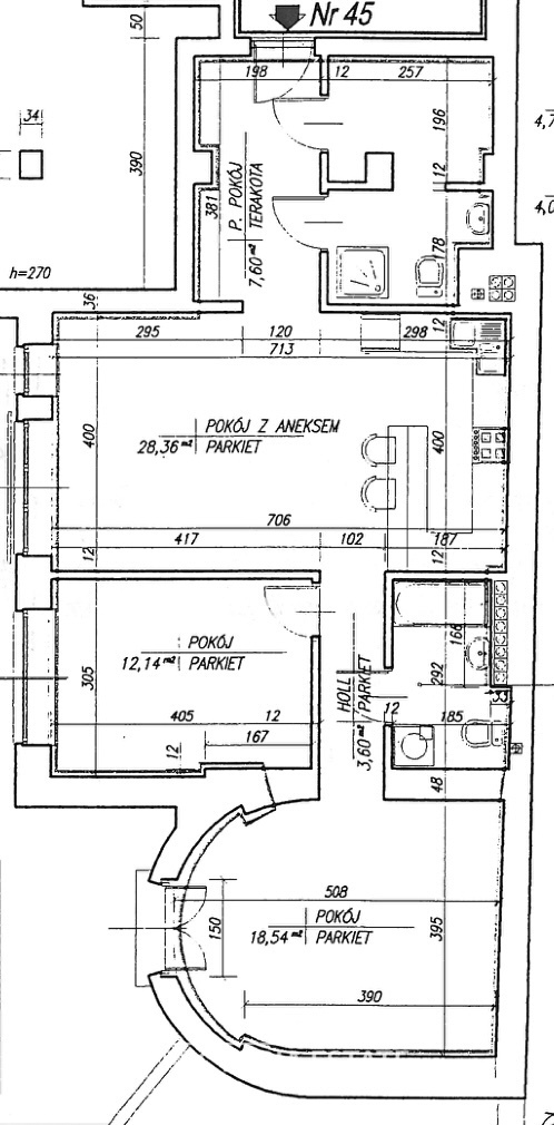 Mieszkanie 83,93&nbsp;m², Kraków, Śródmieście, Długa - zdjęcie 19