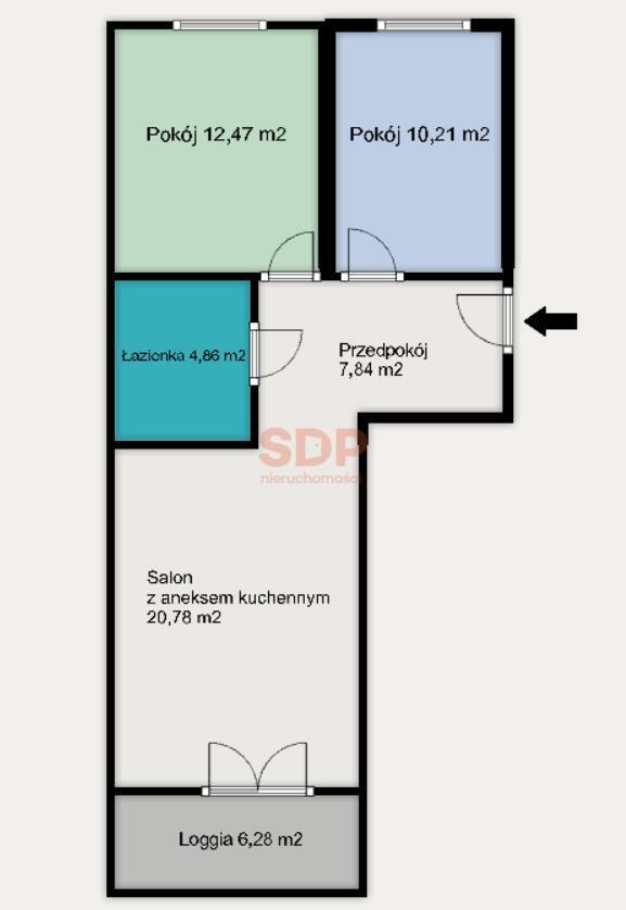 Mieszkanie 56 m², Wrocław, Fabryczna, Białowieska - zdjęcie 18