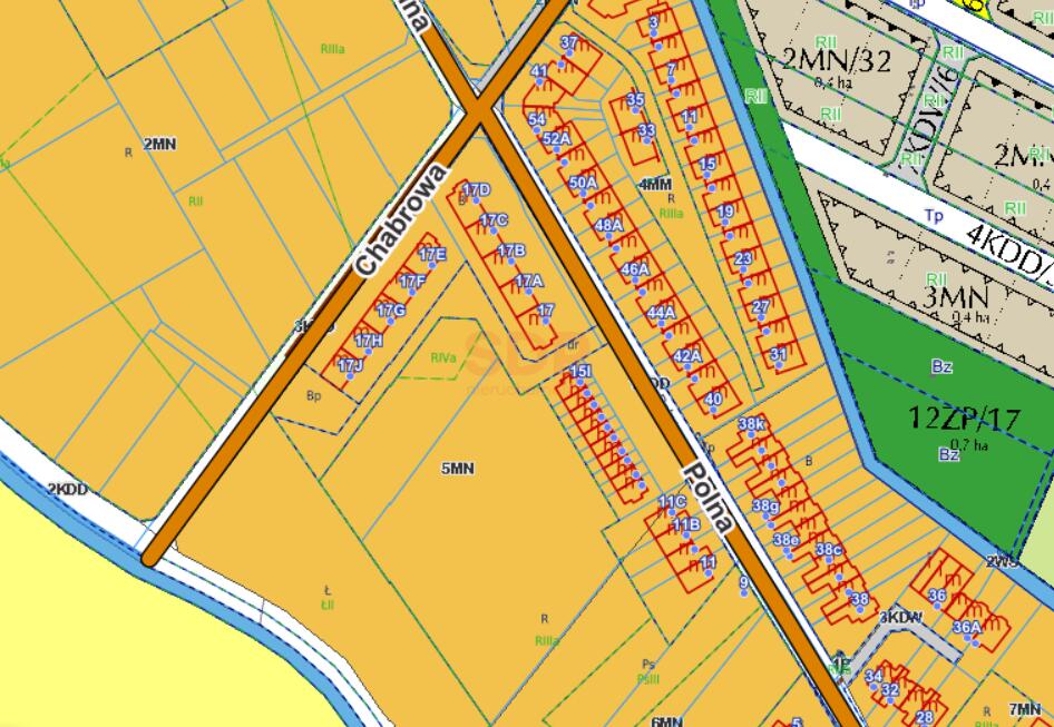 Działka budowlana 6500 m², Iwiny, Chabrowa - zdjęcie 2