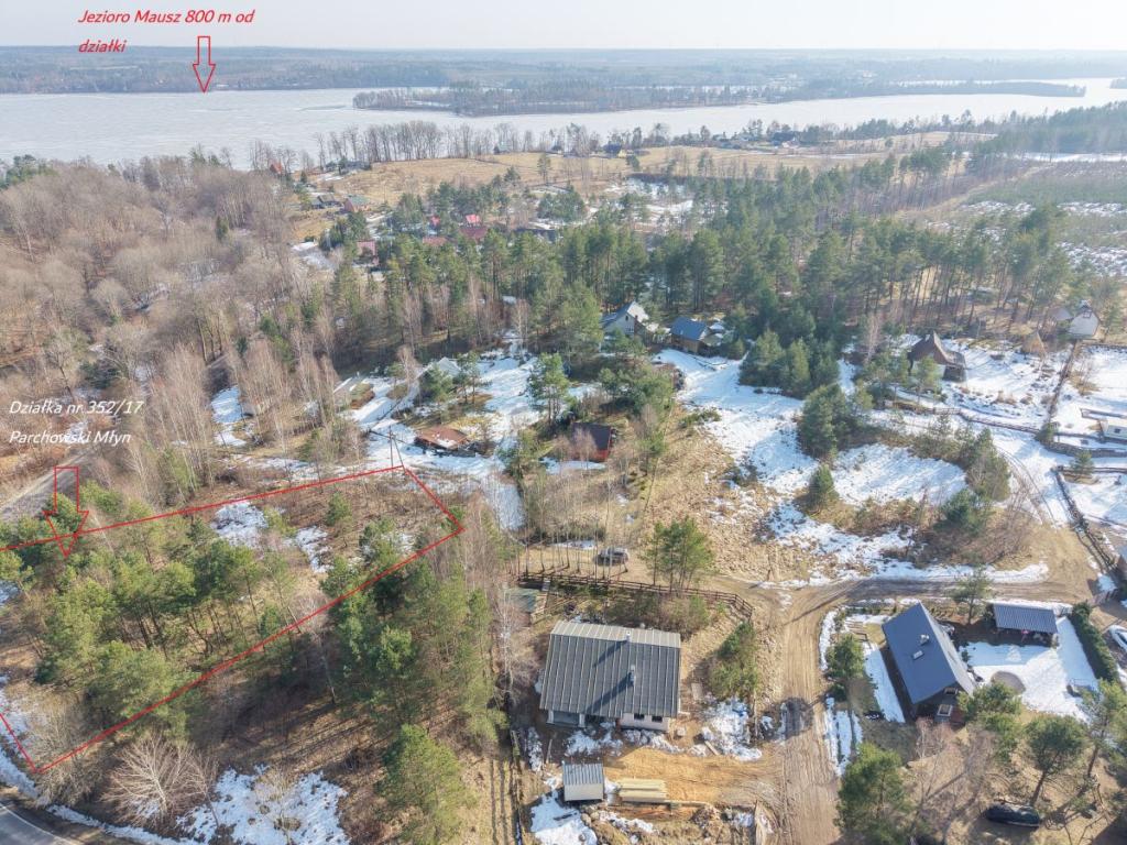 Działka budowlana Parchowski Młyn blisko jeziora. - zdjęcie 1