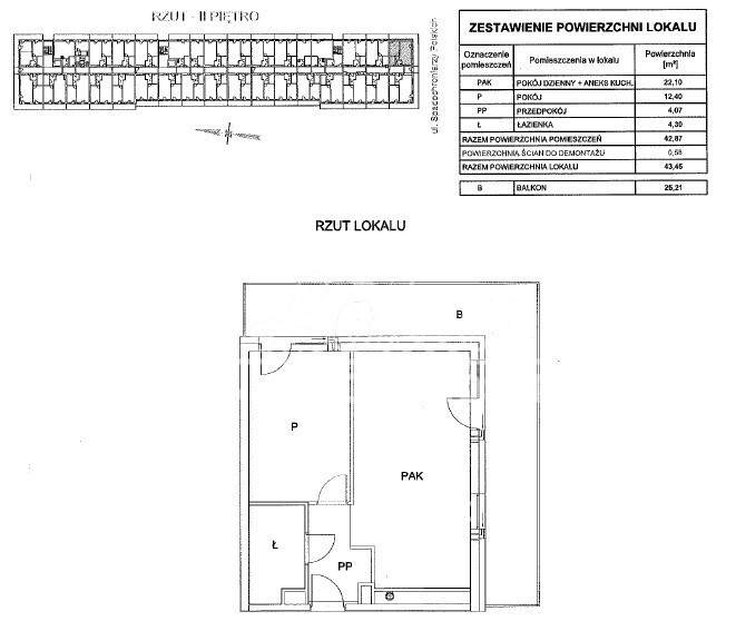 Mieszkanie 42,87&nbsp;m², Dziwnów, Spadochroniarzy Polskich - zdjęcie 12