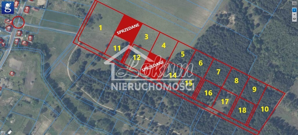 Działka budowlana 3016 m², Ostrowiec - zdjęcie 1