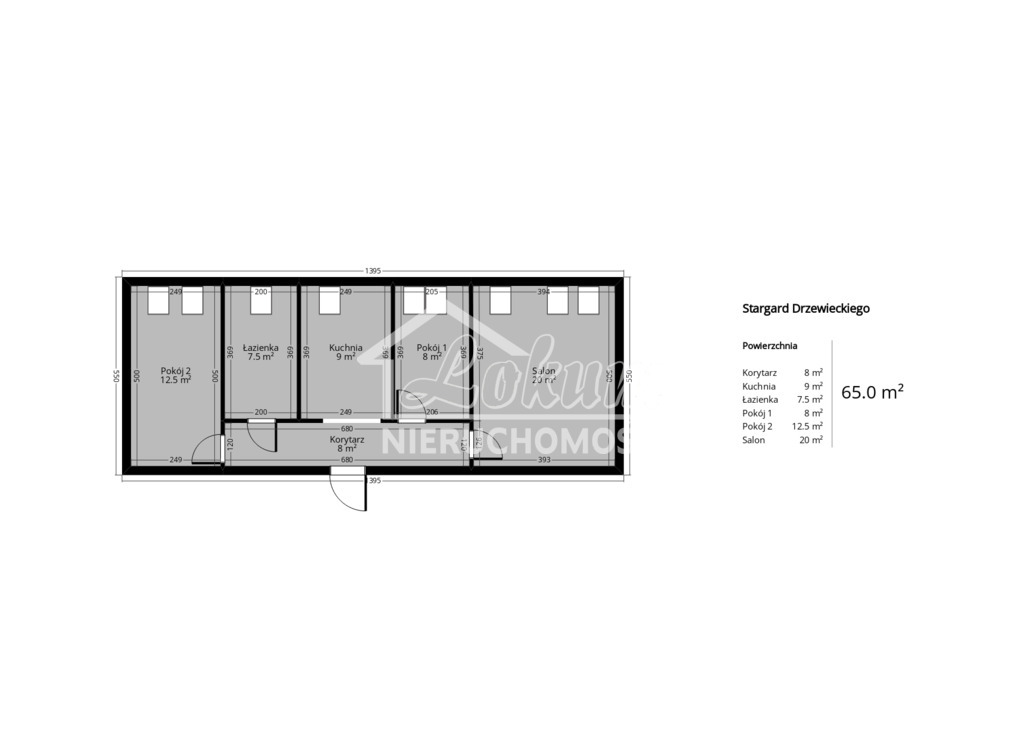 Mieszkanie 65&nbsp;m², Stargard, Kluczewo, Stefana Drzewieckiego - zdjęcie 15