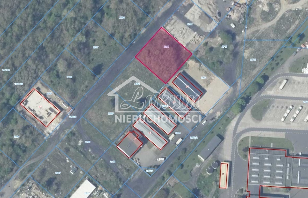 Działka inwestycyjna 1640&nbsp;m², Police, Usługowa - zdjęcie 1