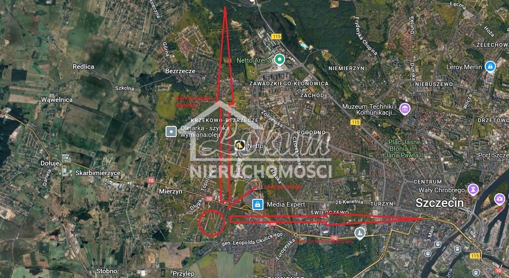 Działka budowlana 6,51 ha, Mierzyn - zdjęcie 2
