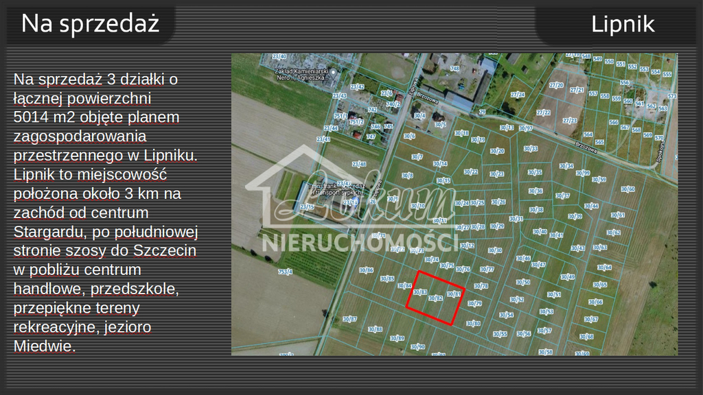 Działka budowlana 5014 m², Lipnik - zdjęcie 1