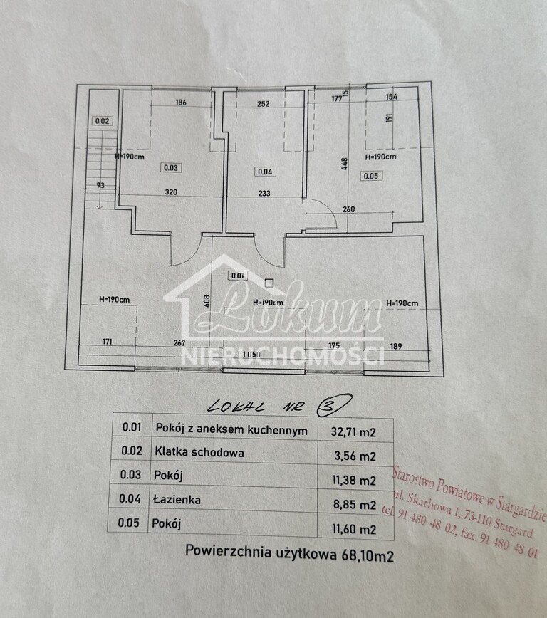 Mieszkanie 68,1&nbsp;m², Stargard, Aleja Żołnierza - zdjęcie 13