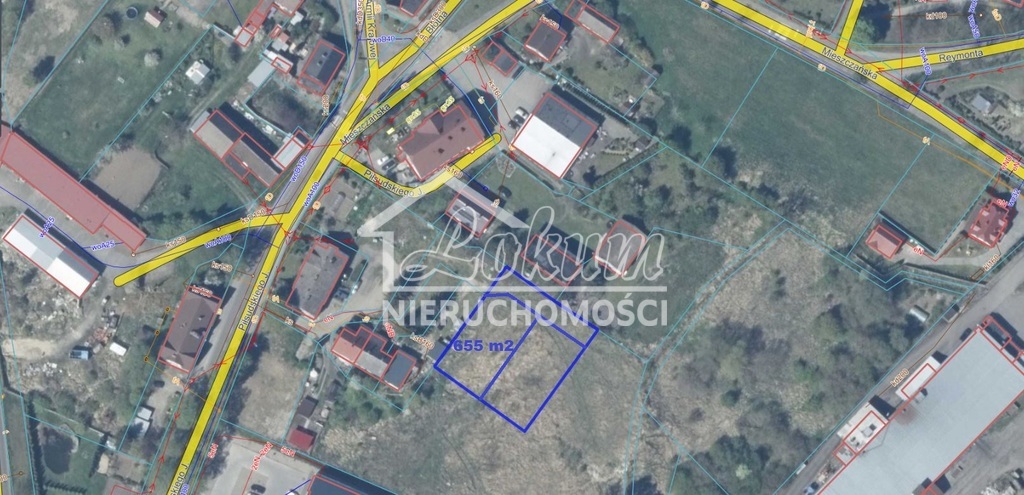 Działka budowlana 655&nbsp;m², Dobra, Józefa Piłsudskiego - zdjęcie 1