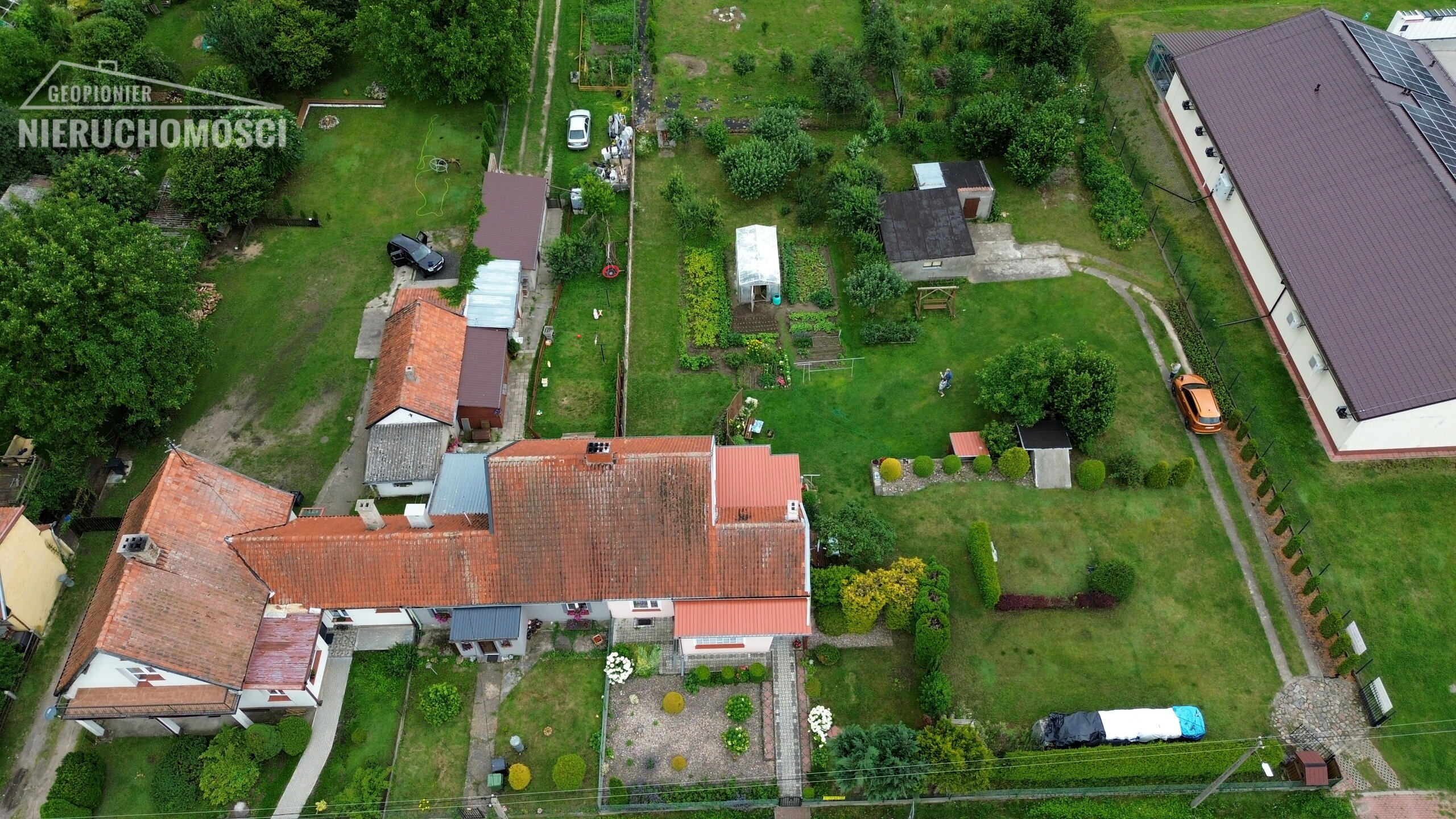 Dąbrówno - Jabłonowo, polowa bliźniaka, działka 2145 m2 - zdjęcie 4