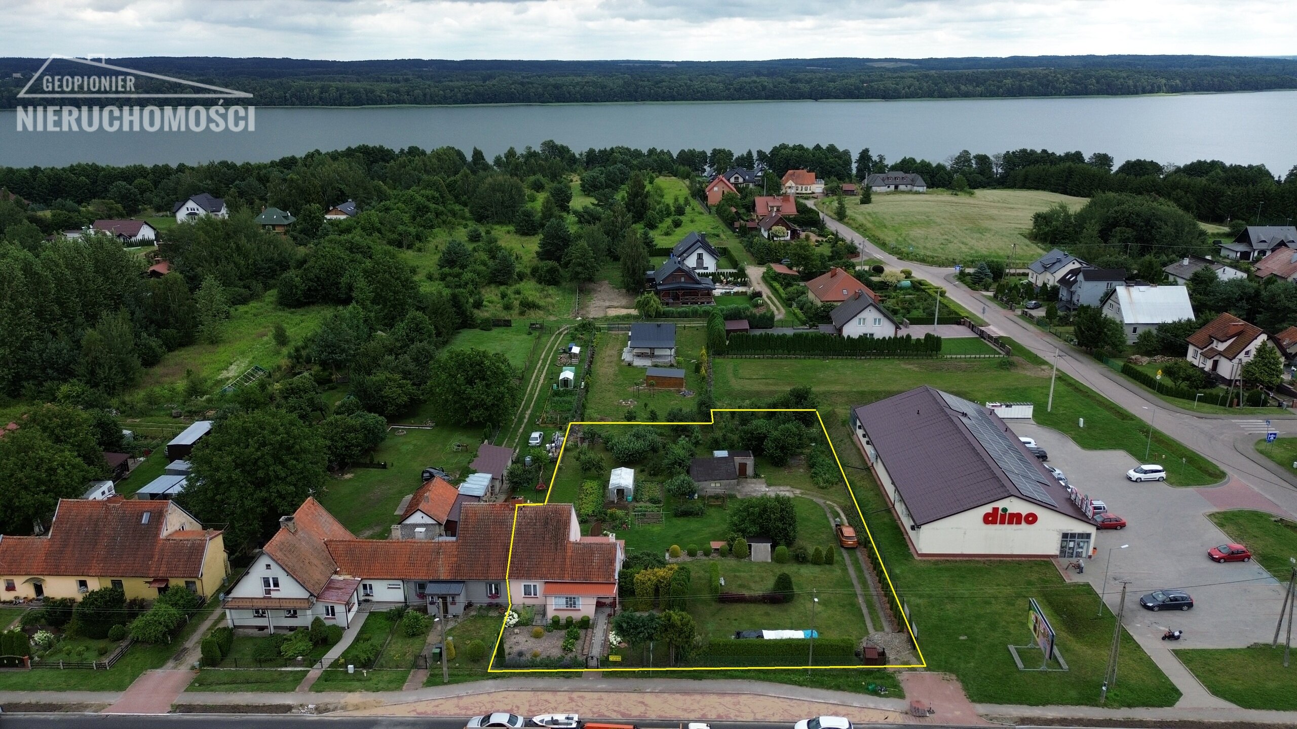 Dąbrówno - Jabłonowo, polowa bliźniaka, działka 2145 m2 - zdjęcie 3