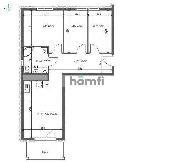 Mieszkanie 64&nbsp;m², Drezdenko, Pierwszej Brygady - zdjęcie 18