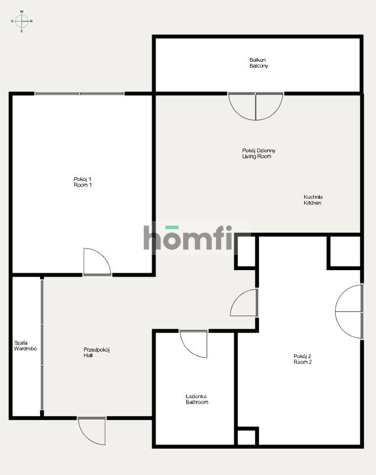 Mieszkanie 64,2&nbsp;m², Kraków, Prokocim-Bieżanów, Mała Góra - zdjęcie 16