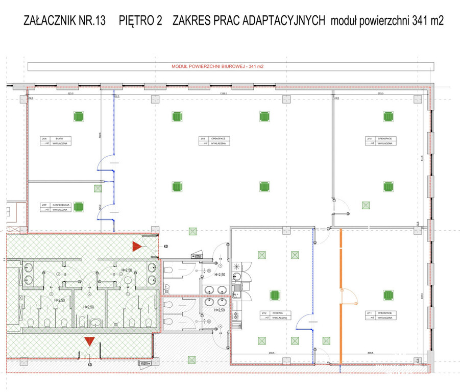Lokal usługowy do wynajęcia, 341 m², Kraków, Czyżyny, Mieczysława Medweckiego - zdjęcie 13