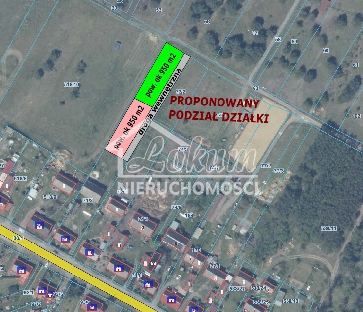 Działka rolna 2400 m², Wierzchosław - zdjęcie 7