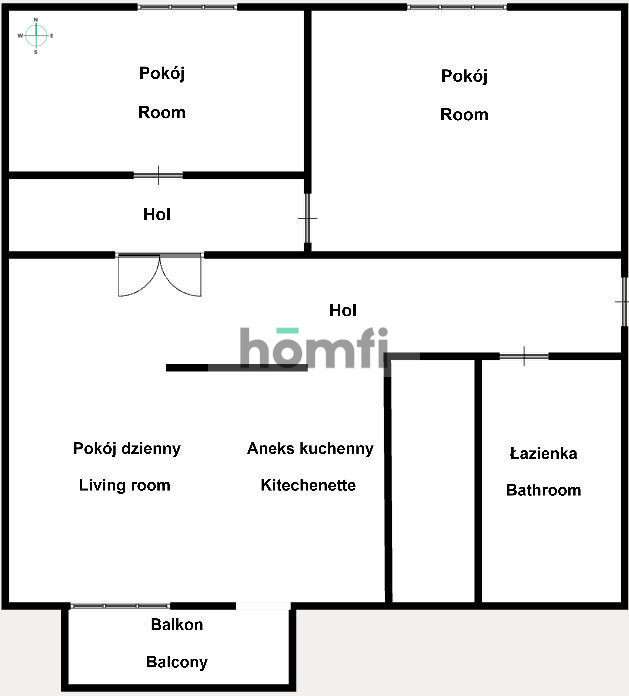 Mieszkanie 68,9&nbsp;m², Kraków, Krowodrza, Wrocławska - zdjęcie 7