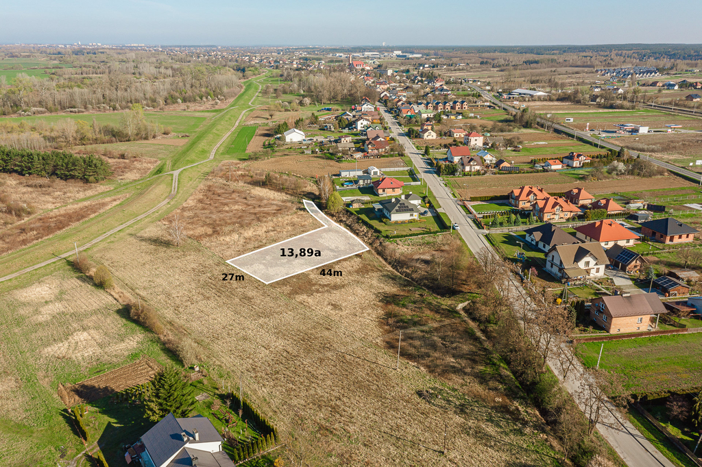 Działka budowlana 1389 m², Mielec, Rzochowska - zdjęcie 1