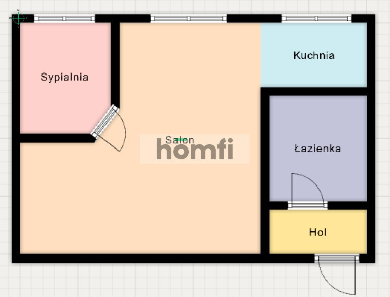 Mieszkanie 35,81 m², Łódź, Polesie, płk. dr. Stanisława Więckowskiego - zdjęcie 18