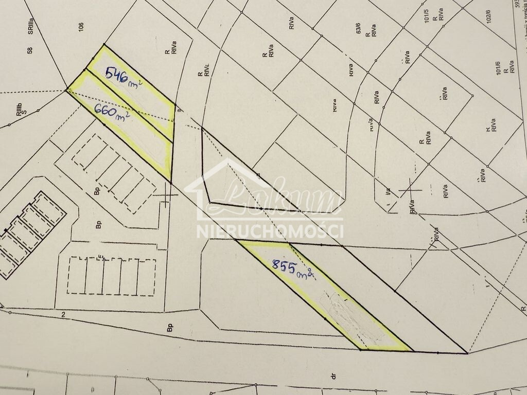 Działka budowlana 855 m², Police, Asfaltowa - zdjęcie 3