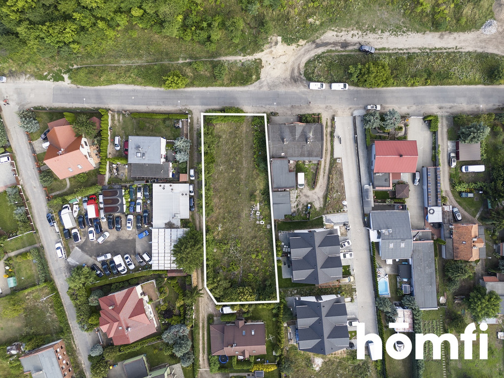 Działka budowlana 1221 m², Poznań, Naramowice, Rubież - zdjęcie 2